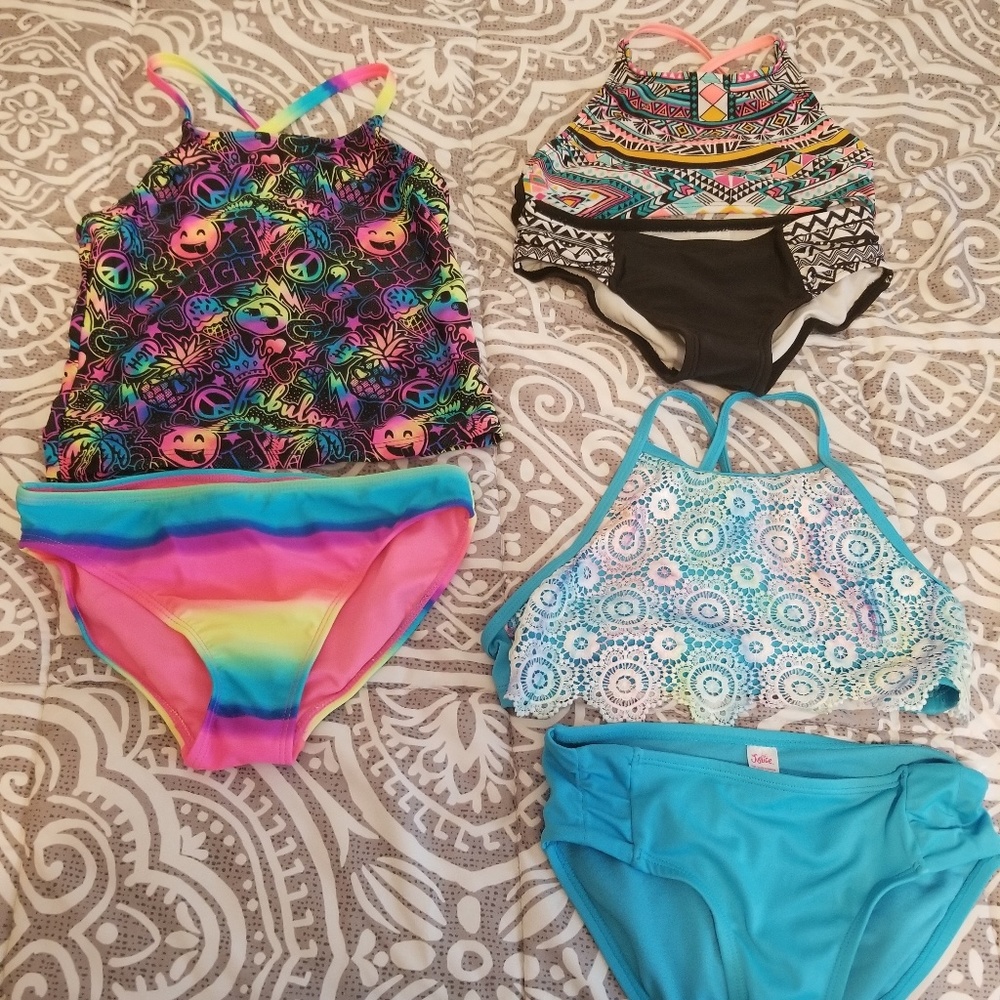 Girls swimsuit bikini bundle